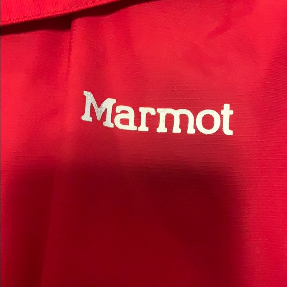 EUC Marmot red, white, and grey ski jacket men’s L - Picture 2 of 13